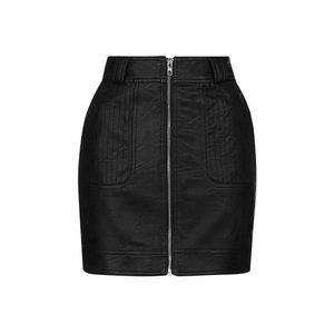 Black Leather Miniskirt